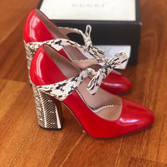 NWB Gucci Regent/ Elaphe Rad.Lux size 8.5 pumps - Picture 7 of 8